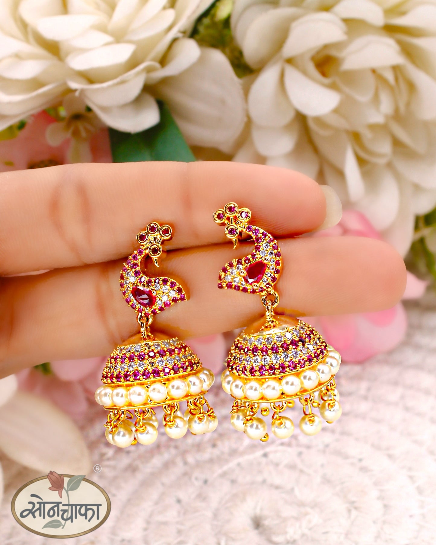 PRETTY PEACOCK JHUMKI