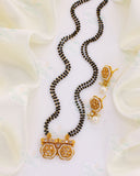 GLINTING GLOSSY RAJWADI MANGALSUTRA