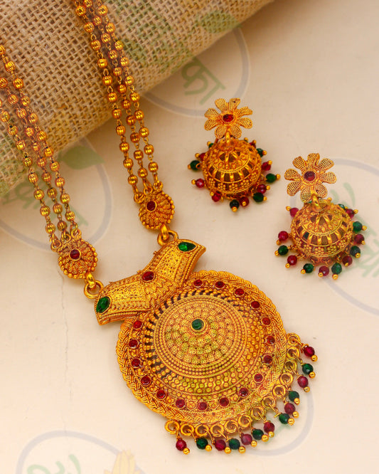 ICONIC GLAM MATTE FINISH NECKLACE