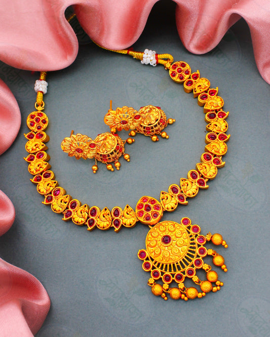 ROYAL ETHNIC MATTE NECKLACE