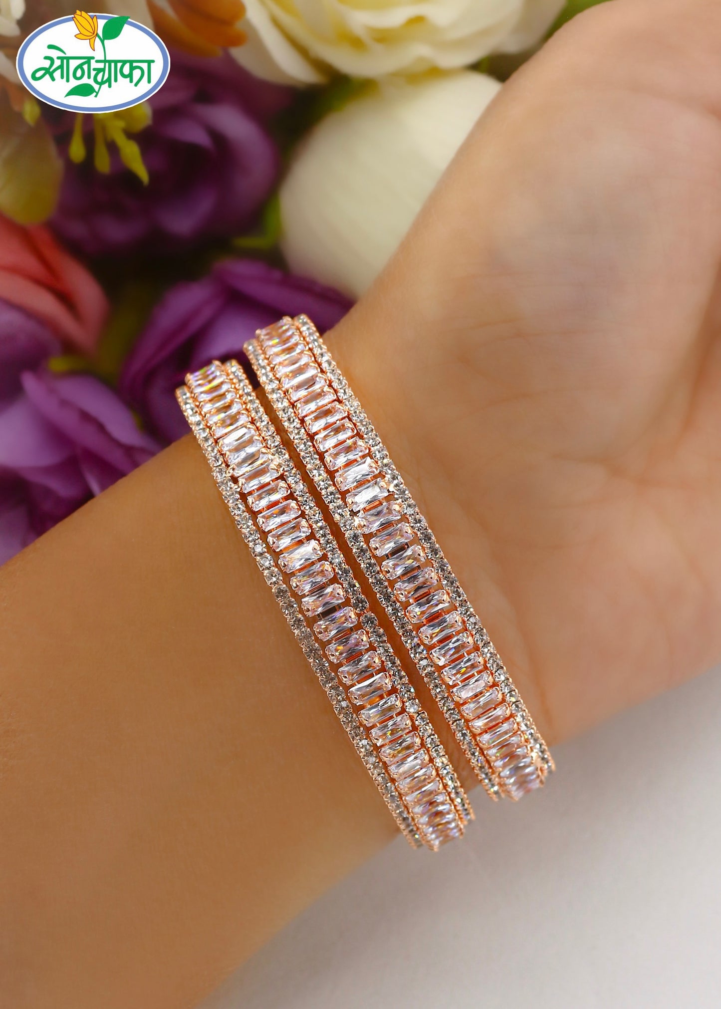 FANCY DIAMOND BANGLES