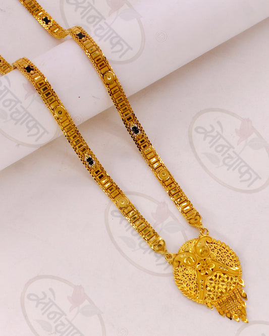 GLAMING FLORAL DESIGNER MANGALSUTRA