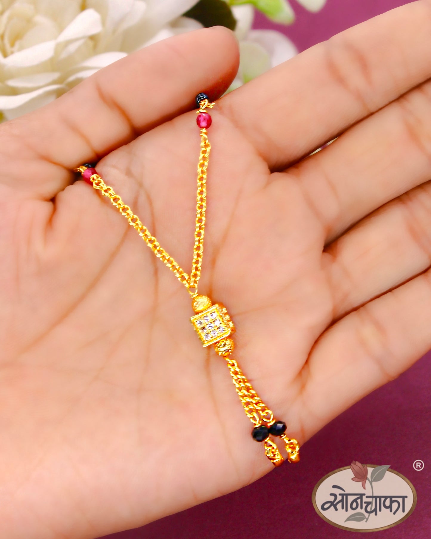 SQUARE DESIGNER MANGALSUTRA
