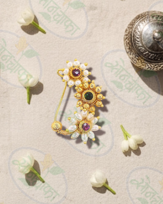 ENTICING PEARL BEADS NATH