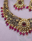 IMPRESSIVE KUNDAN NECKLACE