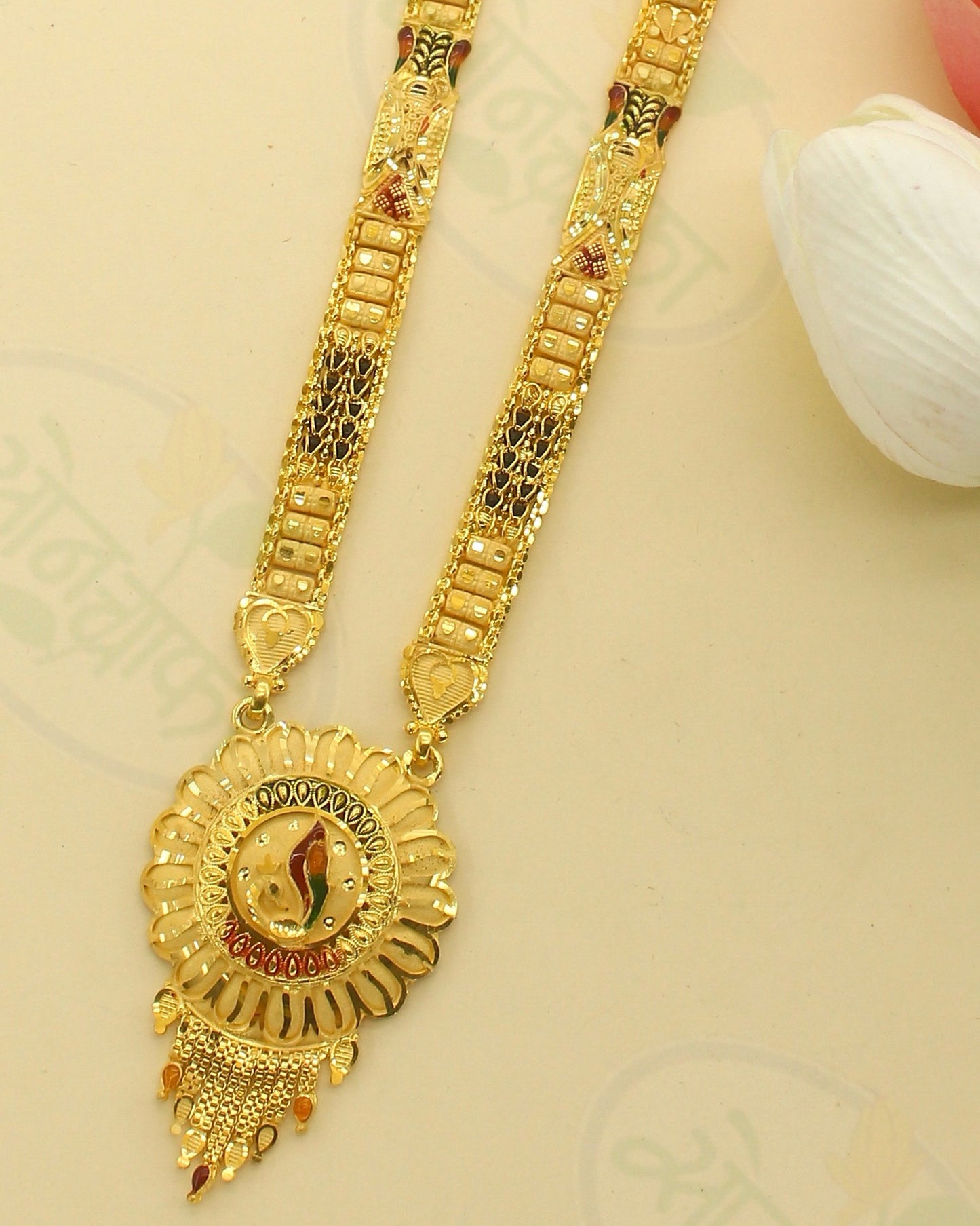 ENTICING GOLD PLATED MANGALSUTRA