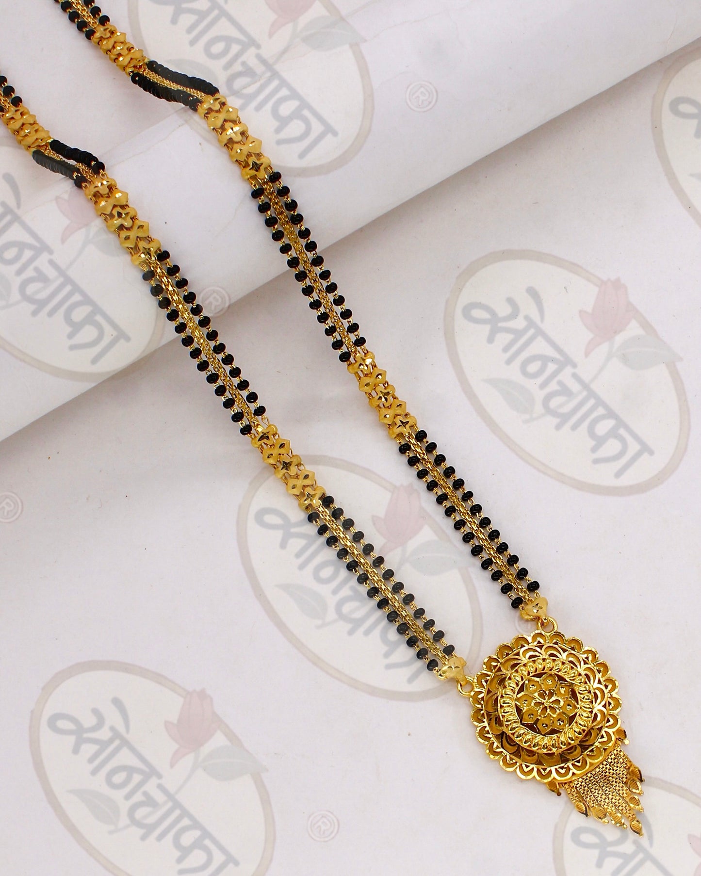 GLEAMING GOLD PLATED MANGALSUTRA