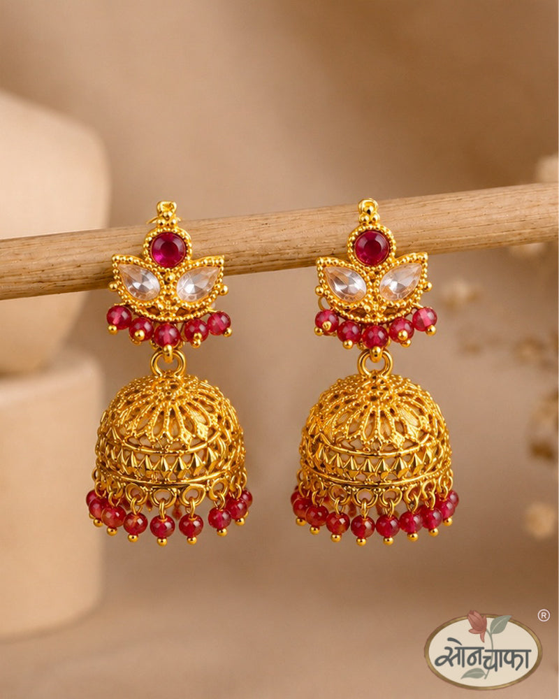PARTY WEAR JHUMKI  EARRINGS