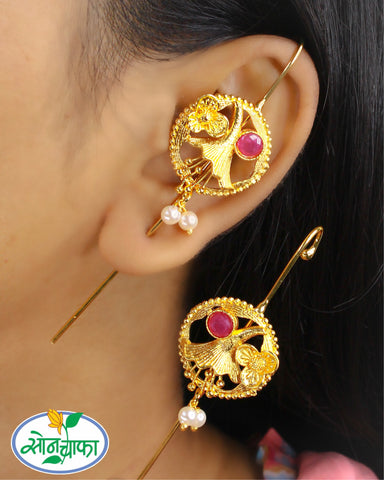 BLOSSOM DESIGNER EAR-CUFFS