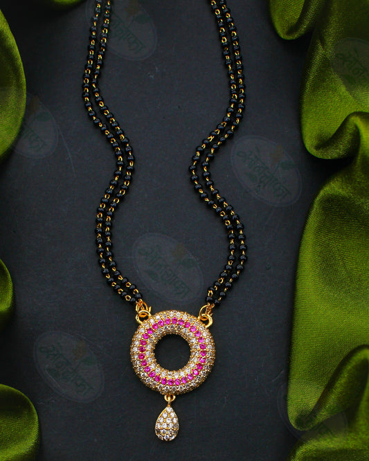 RADIANT CIRCULAR DIAMOND MANGALSUTRA