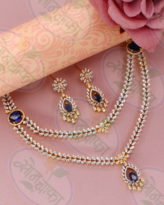 LAYERED FLIGHT DIAMOND NECKLACE