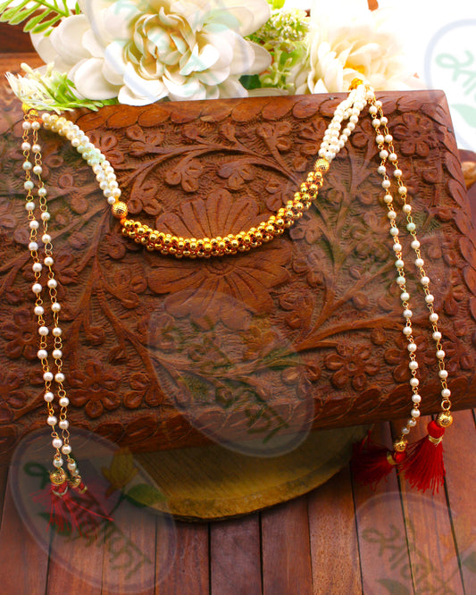 CLASSY PEARL BEADS MUNDAVALYA