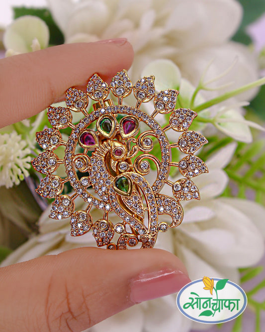 BLOSSOM WITH PEACOCK DESIGNER SAREEPIN