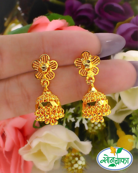 BRILLIANT JHUMKI EARRINGS