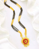 FANCY PINK STONE MANGALSUTRA