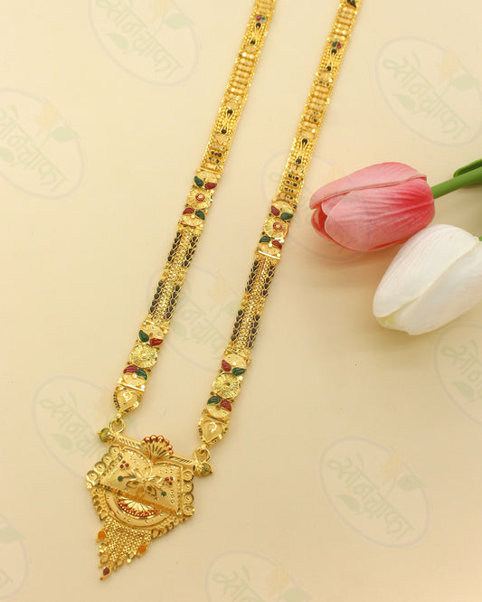 EXQUISITE GOLD PLATED MANGALSUTRA