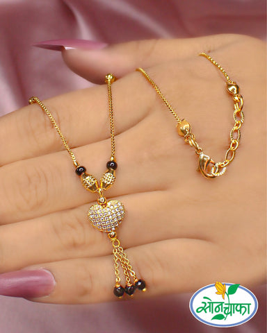 HEART SHAPE DESIGNER MANGALSUTRA