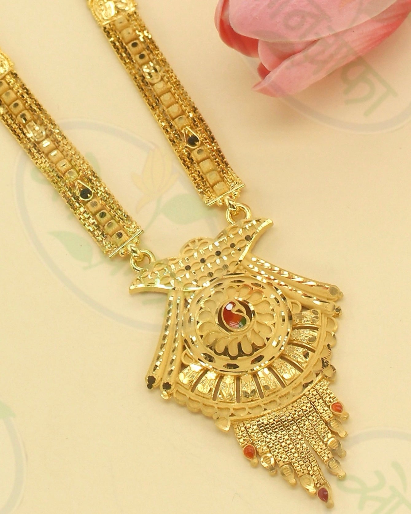 ENTICING GOLD PLATED MANGALSUTRA