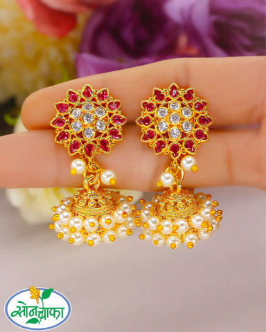 SCINTILLATING MOTI JHUMKA