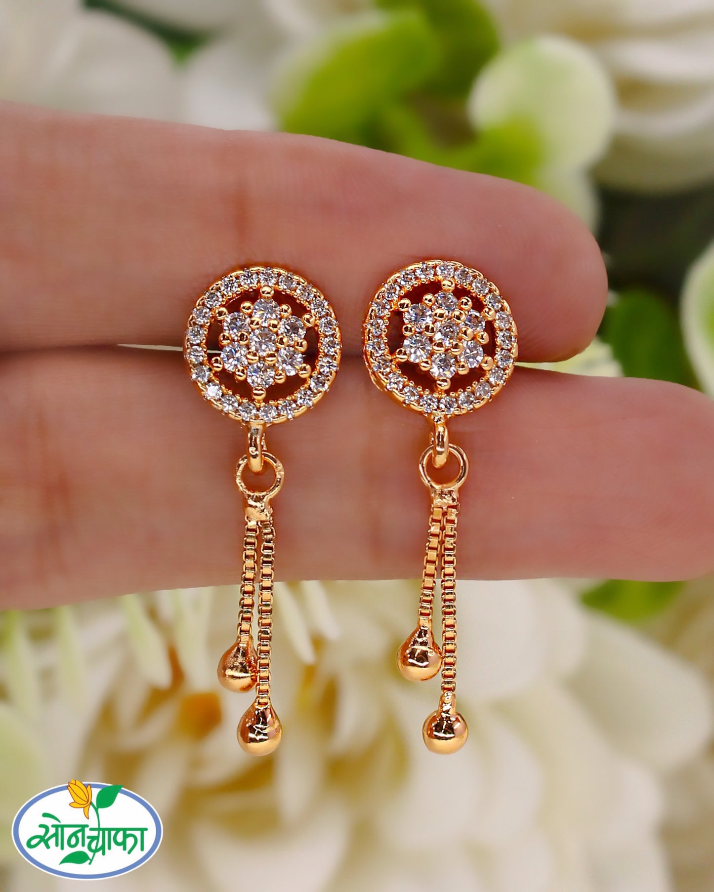DAINTY FLORAL EARRINGS