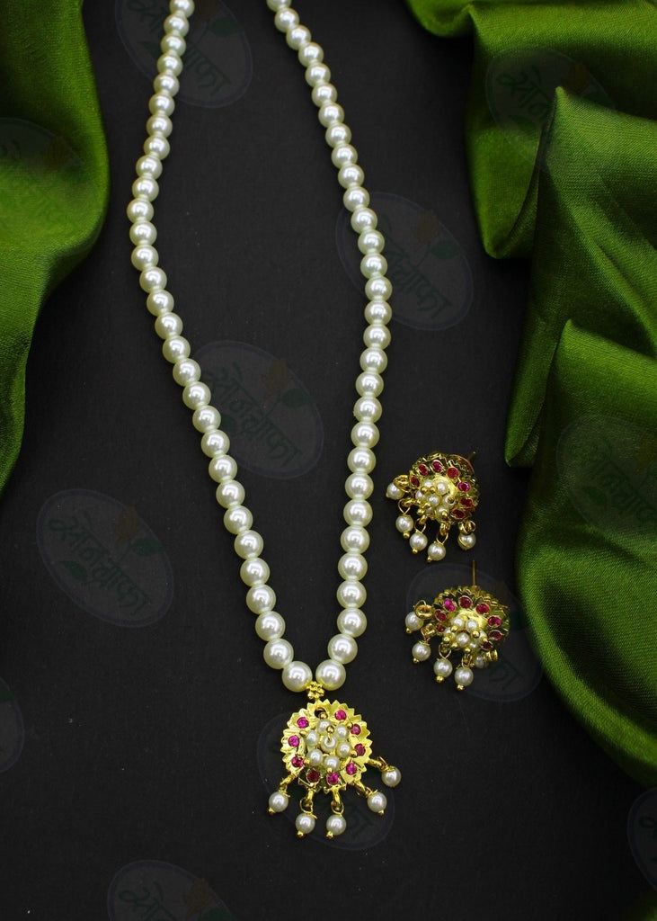 Fancy pearl store necklace