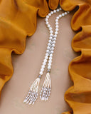 RADIANT  CHARM  PEARL  NECKLACE