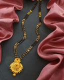 FLORAL GOLD PLATED MANGALSUTRA