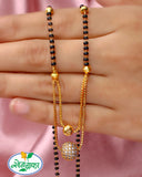 GOLDEN BEADS DESIGNER MANGALSUTRA