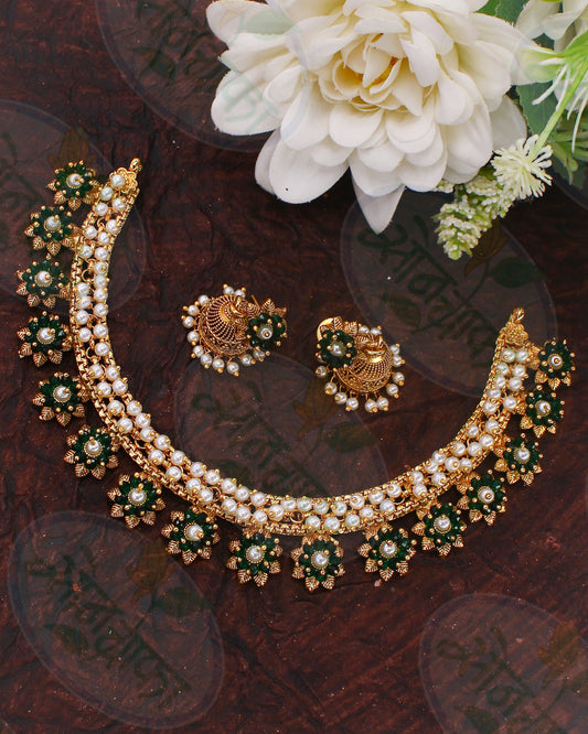 FLORENCES PEARL BEADS NECKLACE