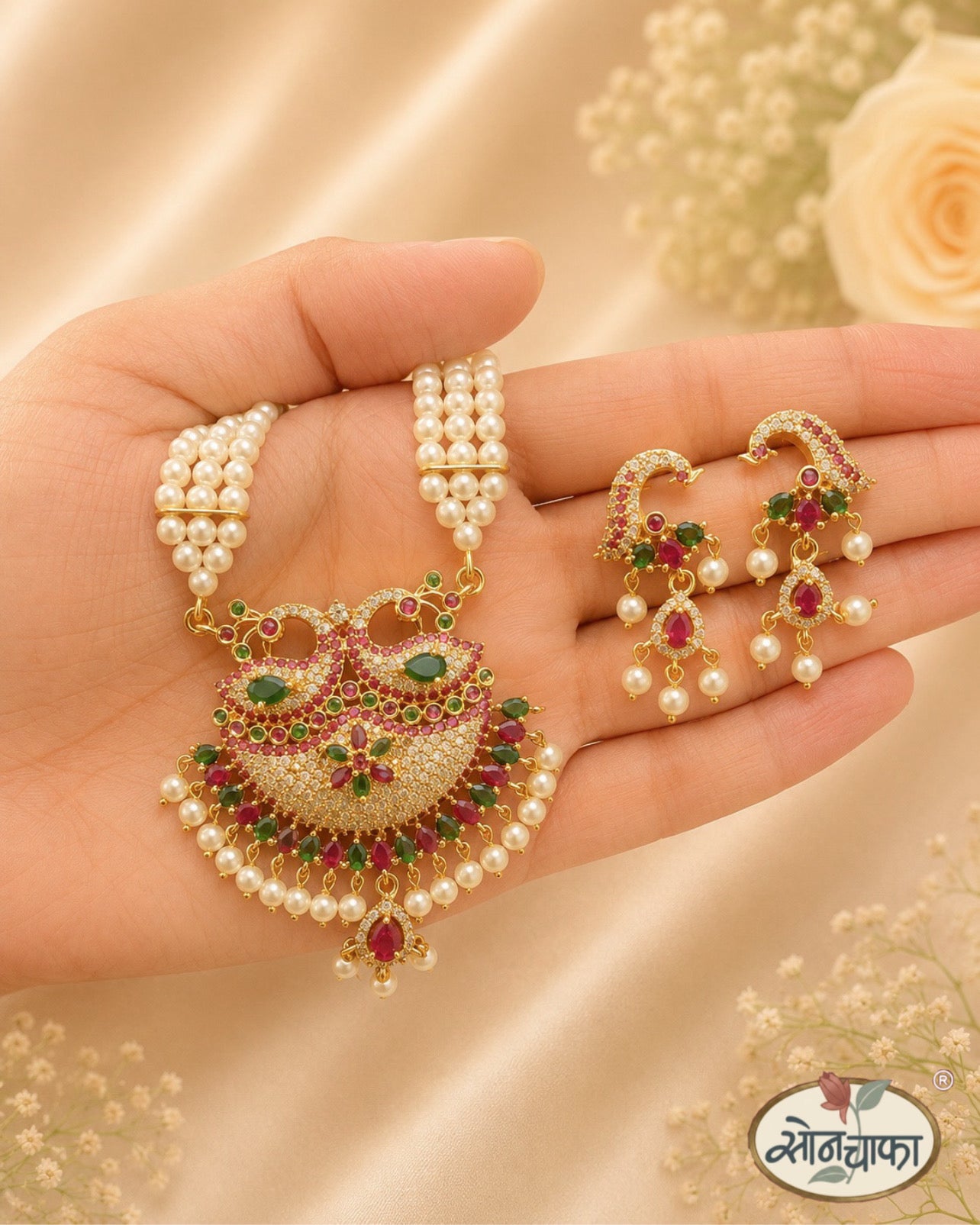 ROYAL PEACOCK NECKLACE