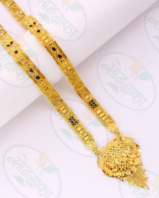 GLEAMING GOLD PLATED MANGALSUTRA