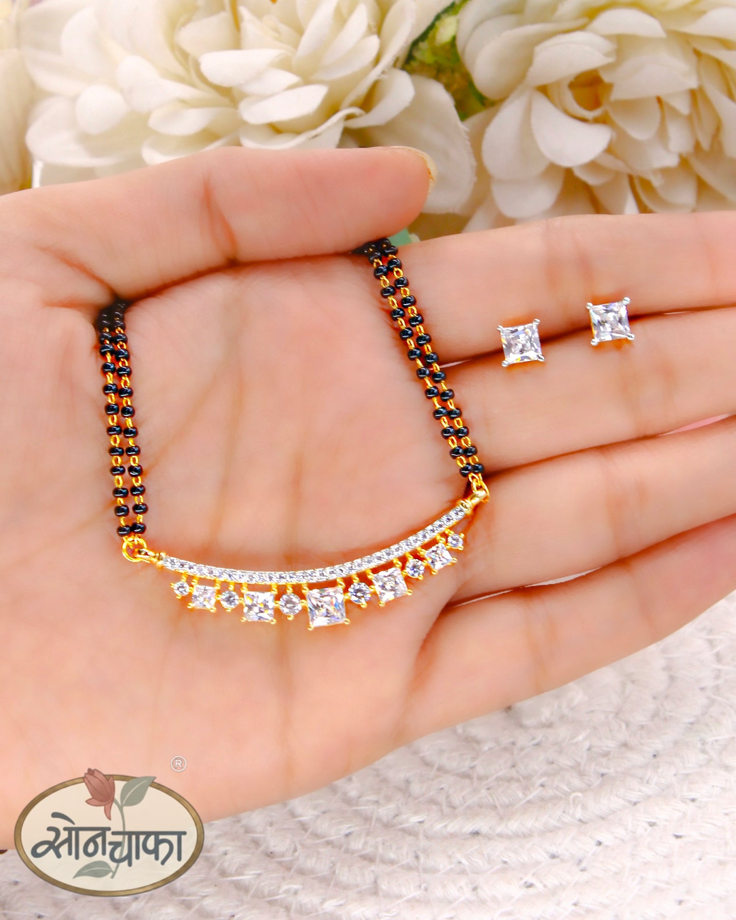 REGAL SPARKLE DIAMOND MANGALSUTRA