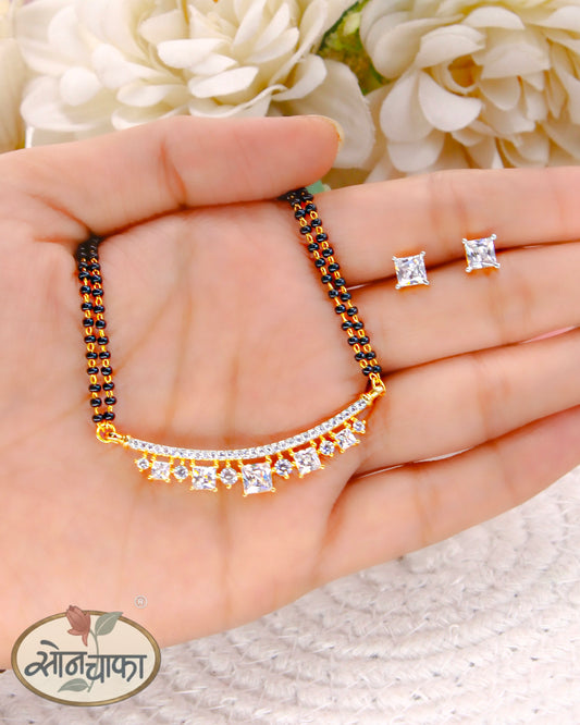 REGAL SPARKLE DIAMOND MANGALSUTRA