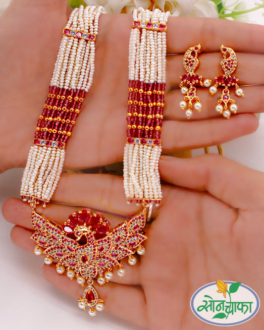 ROYAL PEACOCK DESIGNER NECKLACE