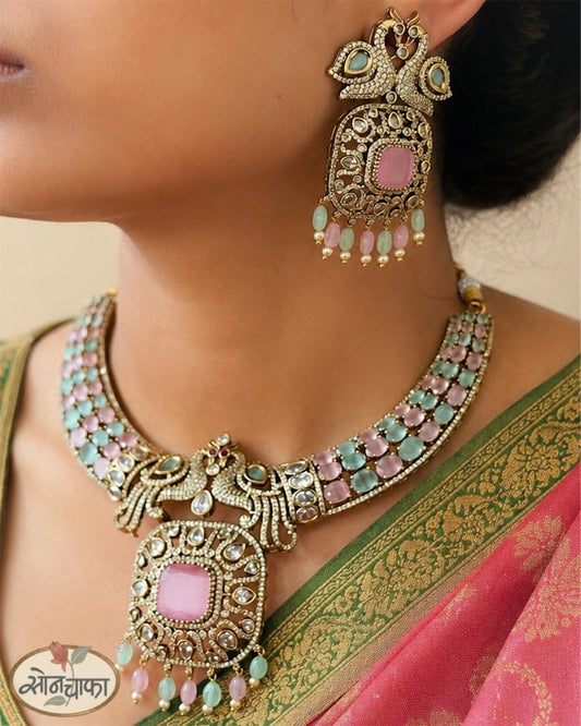 FLORAL DRIZZLE DIAMOND NECKLACE