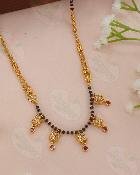 FANCY BUTTERFLY MANGALSUTRA