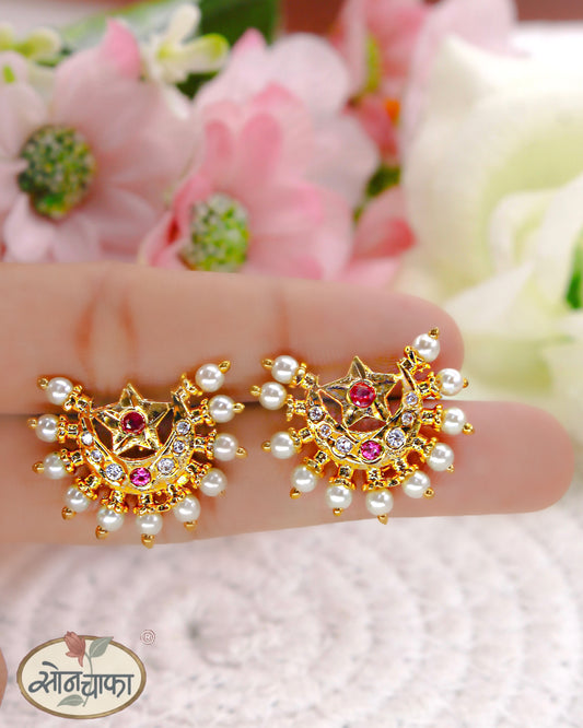 HALF MOON DESIGNER EARRINGS