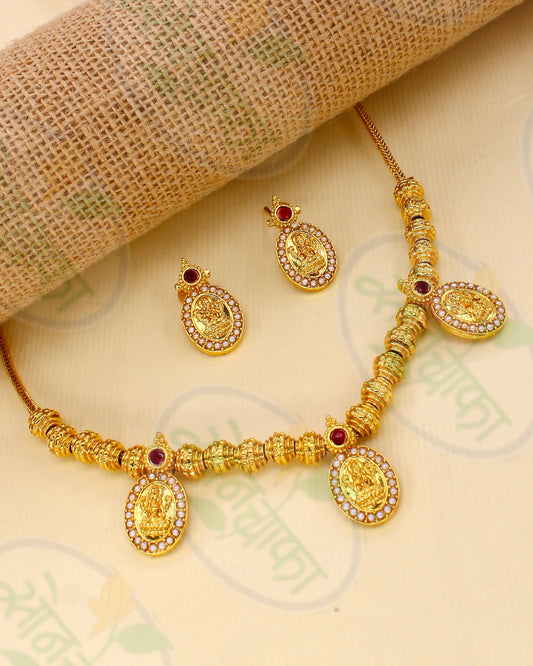 TEMPLE DESIGNER NECKLACE