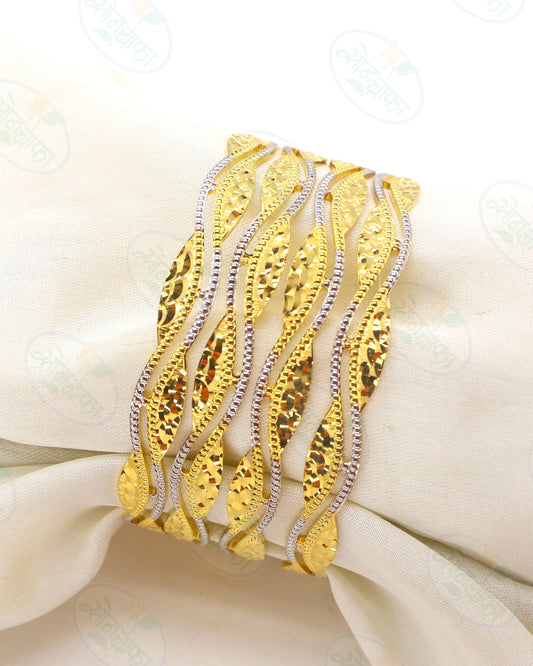 ENTICING GOLD TONE BANGLES