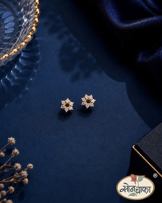 SLEEK &SHINE DIAMOND EARRINGS
