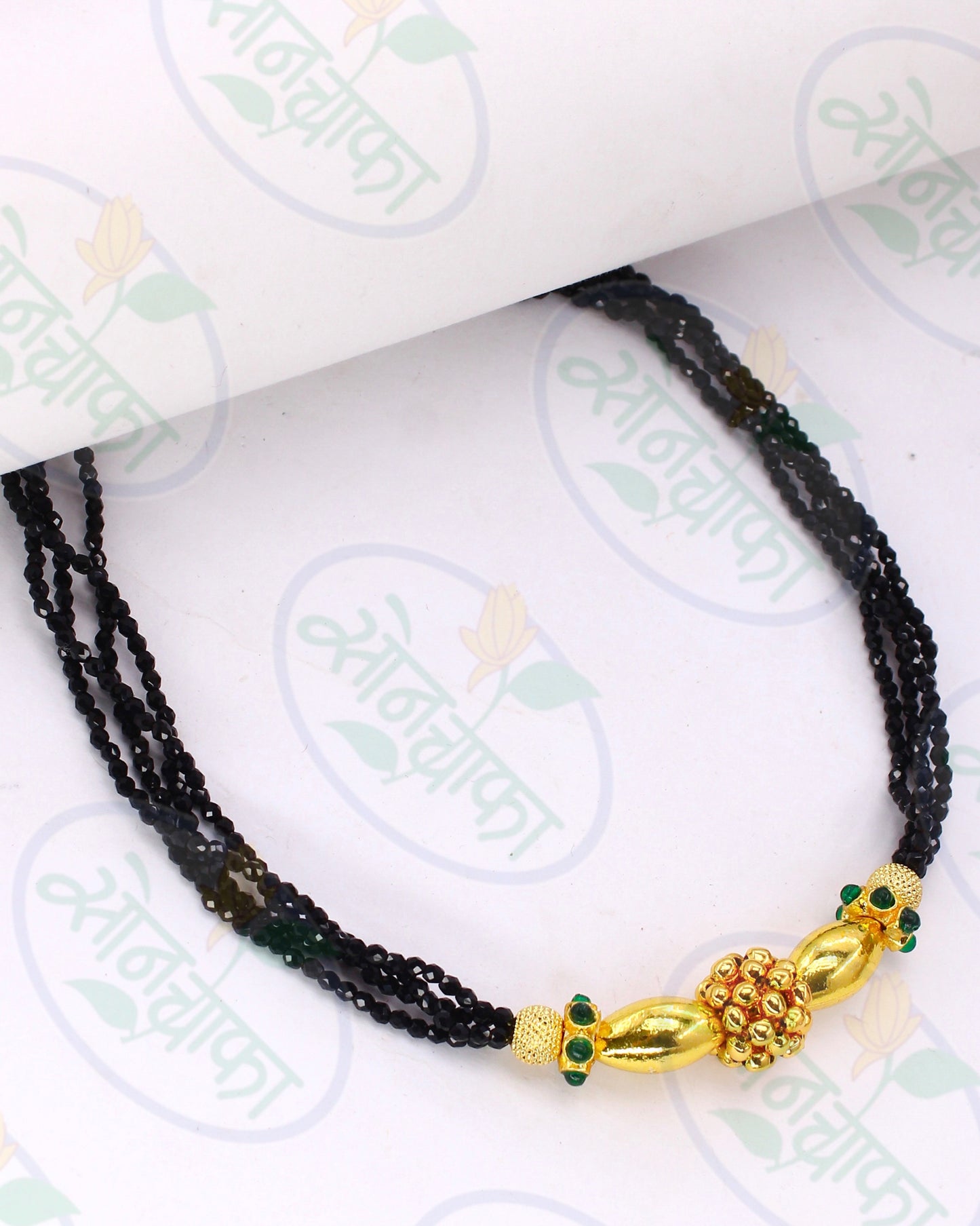 DESIGNER GOLDEN BEADS MANGALSUTRA