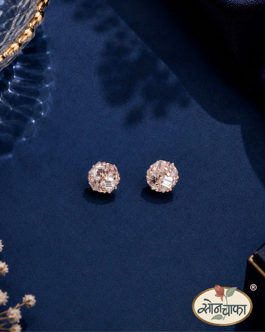 BLOOSOM DIA EAR-STUD