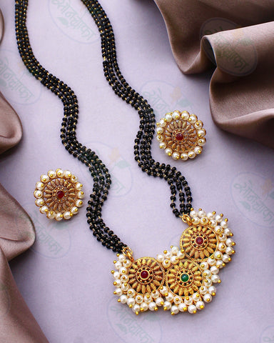 CLASSY PEARL MANGALSUTRA