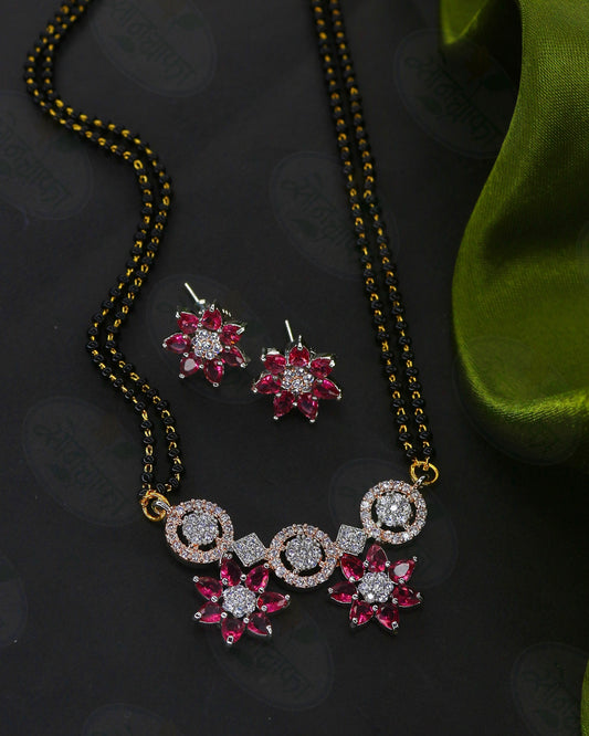 DESIGNER FLORET MANGALSUTRA
