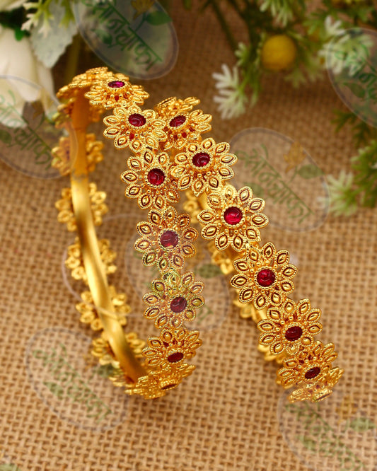 FLORAL DESIGNER BANGLES