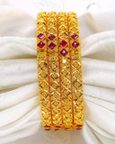 UNIQUE DESIGNER GOLD BANGLES