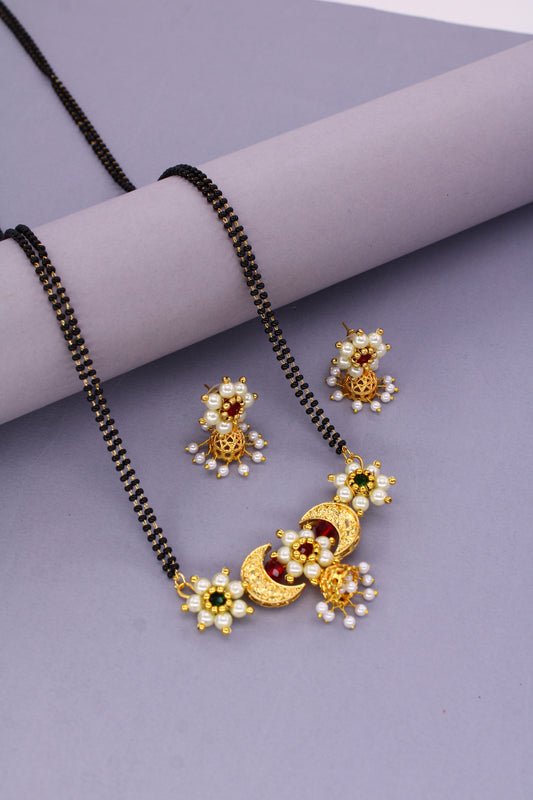 HALF- MOON DESIGNER MANGALSUTRA