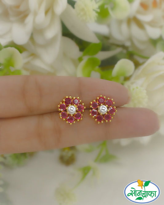 FLASHY FLORAL EARRINGS