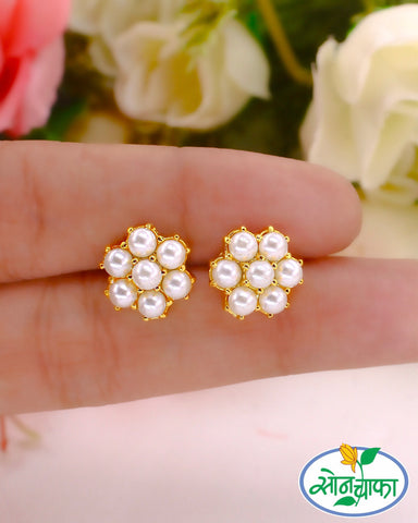 MAHARASHTRIAN PEARL KUDI EARRINGS