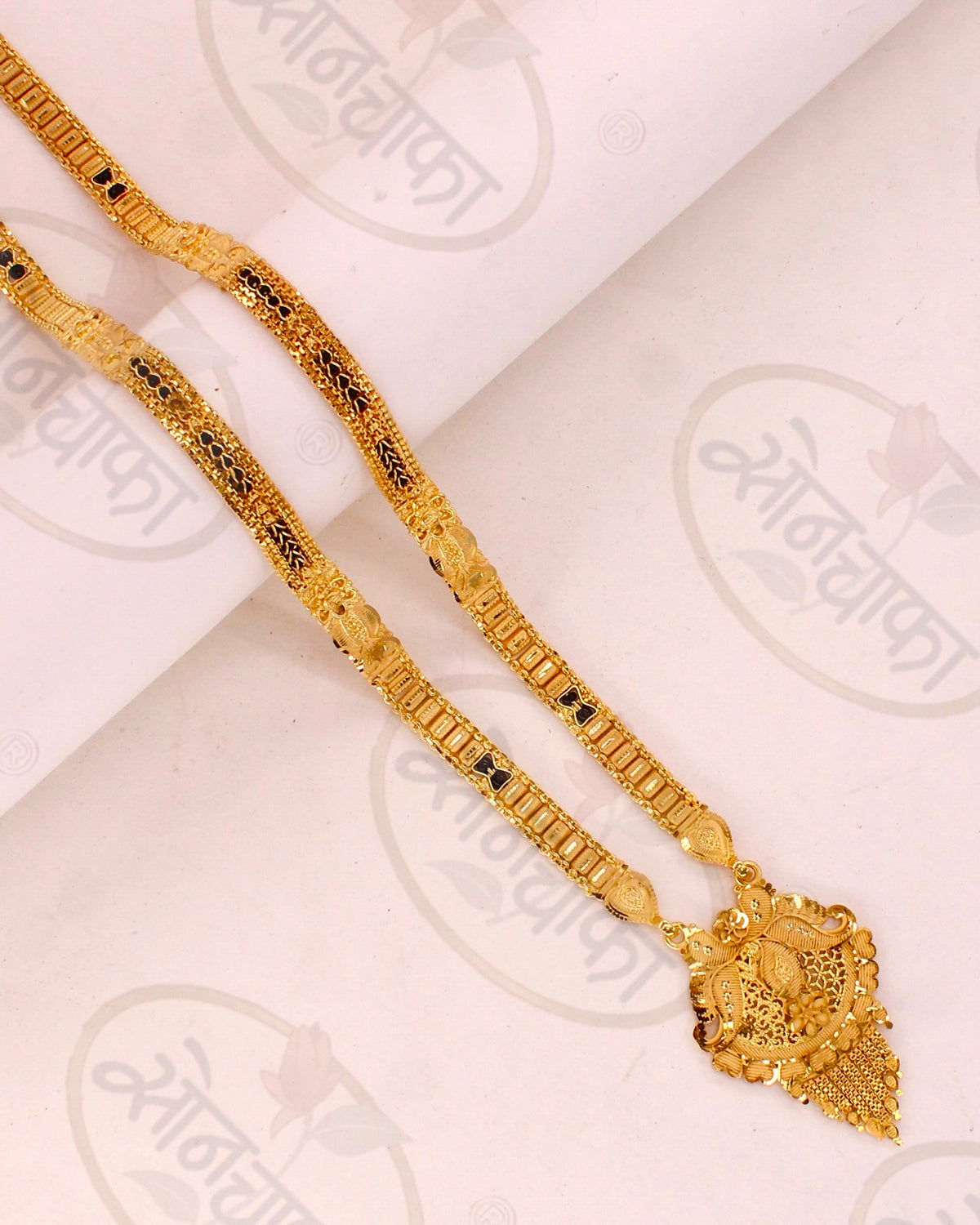 GLEAMING GOLD PLATED MANGALSUTRA